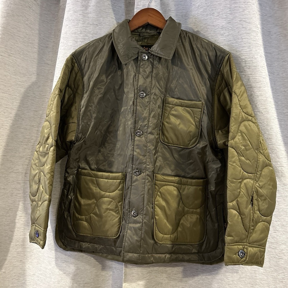 Alpha Industries MA-1 Diamond Quilted Color‎ block Jacket Size XS - Picture 2 of 6